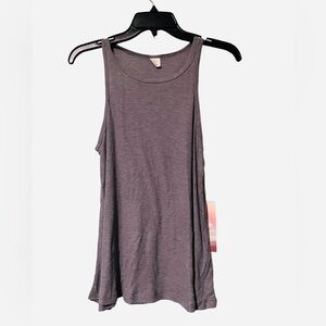 Sun & Shadow by Nordstrom Grey Cloud Soft Tank Top